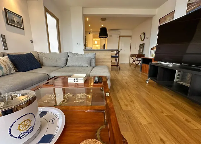 Vue Mer, Face Port, Proximite Centre Et アパート アンティーブ