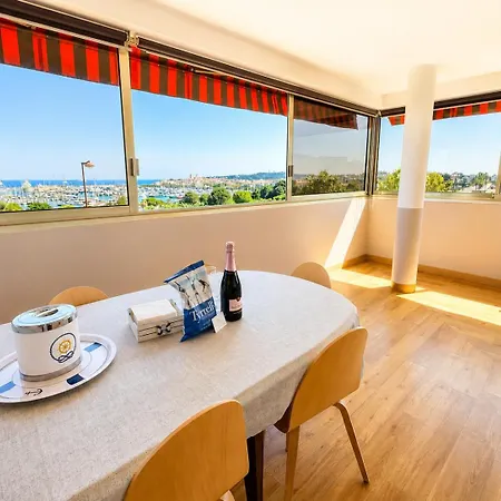 Daire - Sea-view Veranda, Port Vauban Antibes